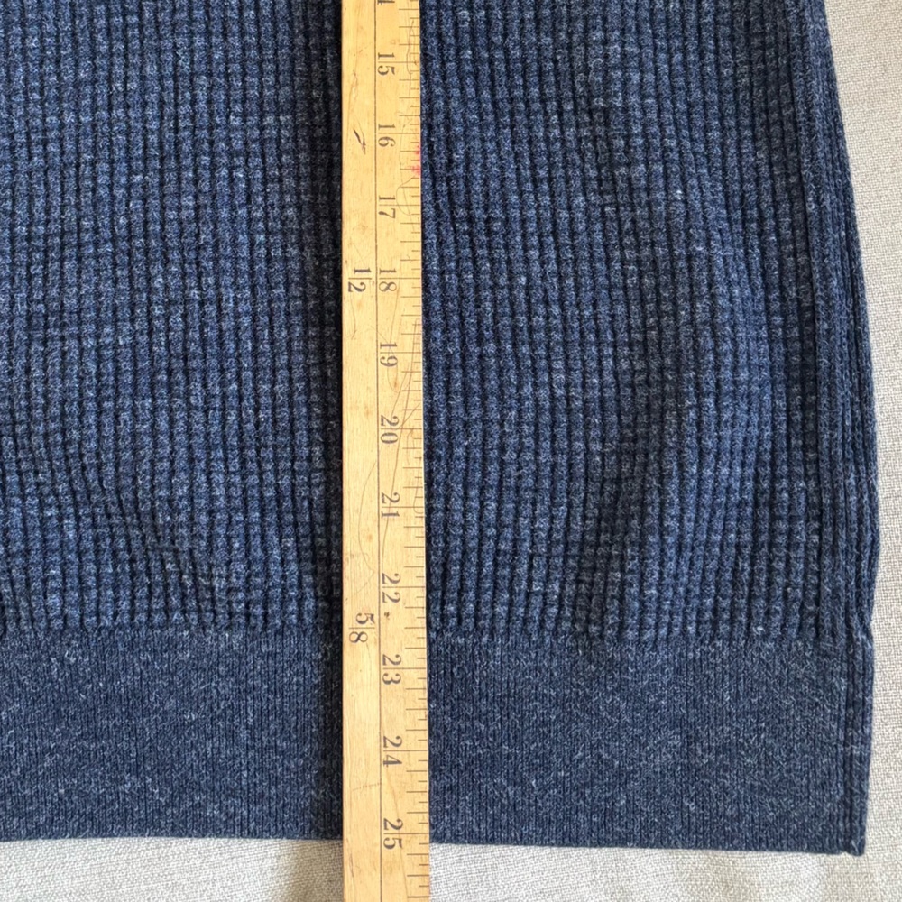Gap Cozy Knit Navy Hoodie Sweater Size XS - Picture 12 of 14